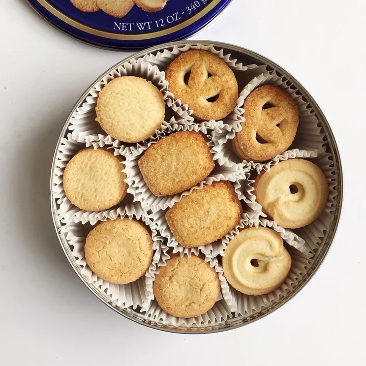 royal dansk danish butter cookies 12 ounce tins (pack of 4)