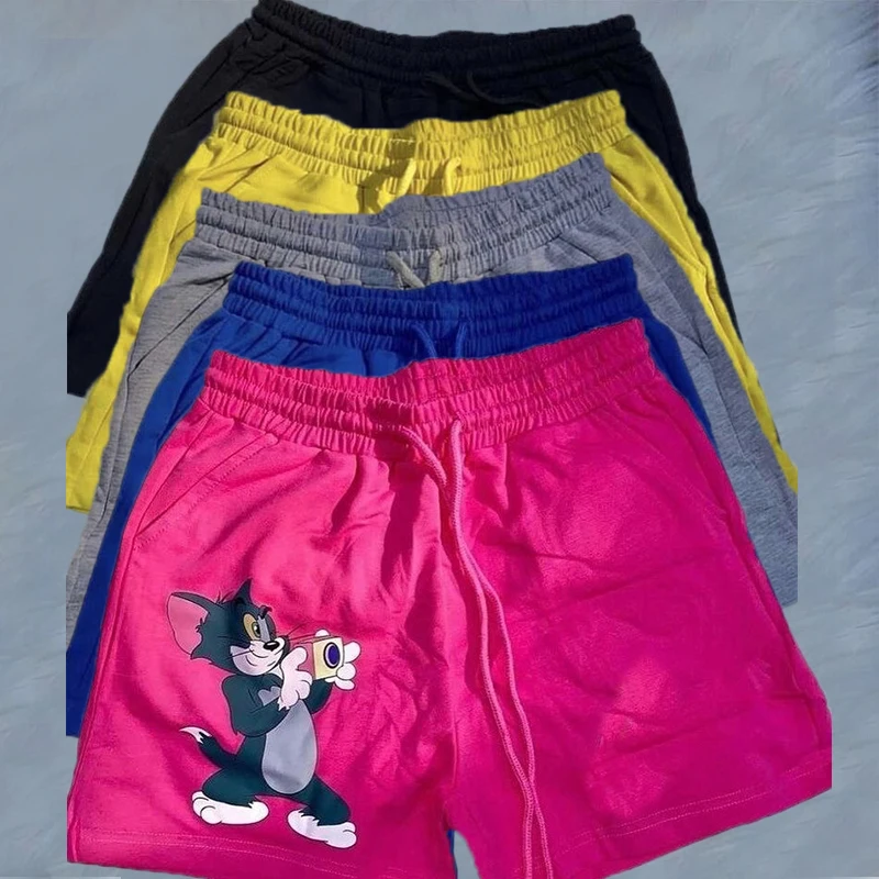

custom loose beach Cartoon sports women's shorts, Picture