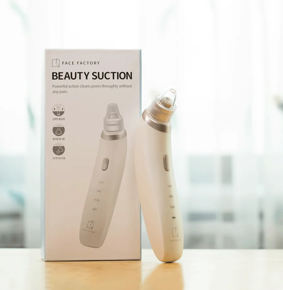 
Facial Pore Cleaner Sebum Vacuum Extractor Blackhead Removal Korean Beauty Suction Device 