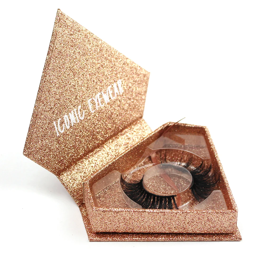 

Diamond Eyelash Customized Boxes 100% 3d Mink Lashes Free Sample