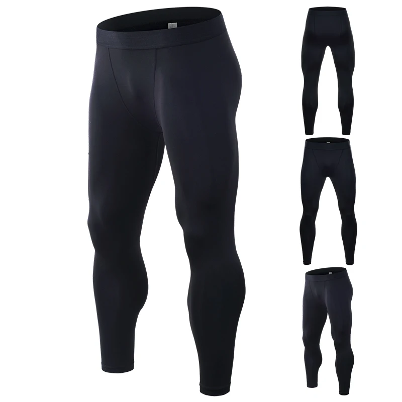 

Factory OEM legging for man gym wear plain black fit leggings sports yaga wear t-shirt for men training wear with quality
