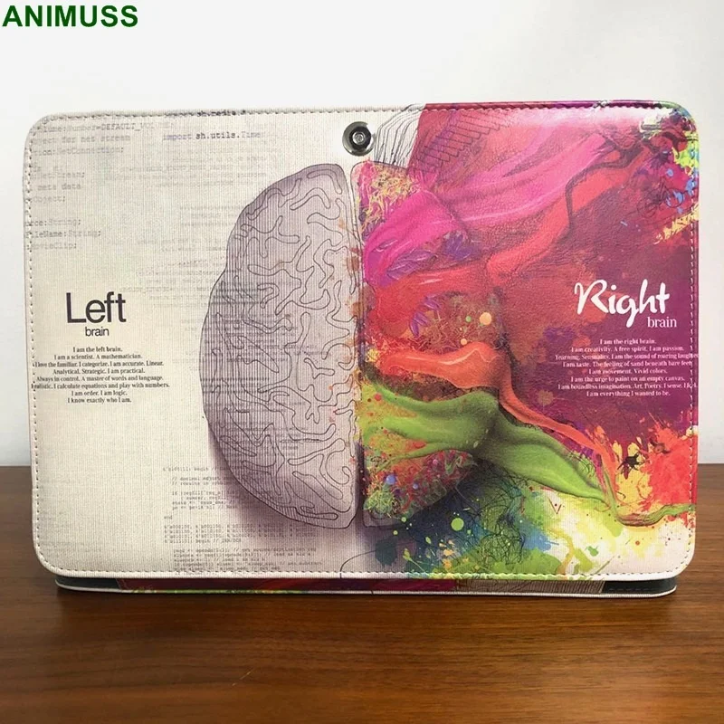 

Laptop Computer PC 3D Drawing PU Leather Flip Case for Apple Macbook iPad Air 13