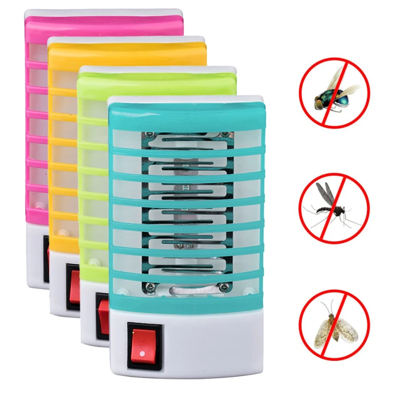 

Hadiyah Factory Amazon eBay HOT SALE LED Fly Killer Lamp Electric Mosquito Insect Mini 220V Household Repellent Night Light, Blue, pink, yellow, green