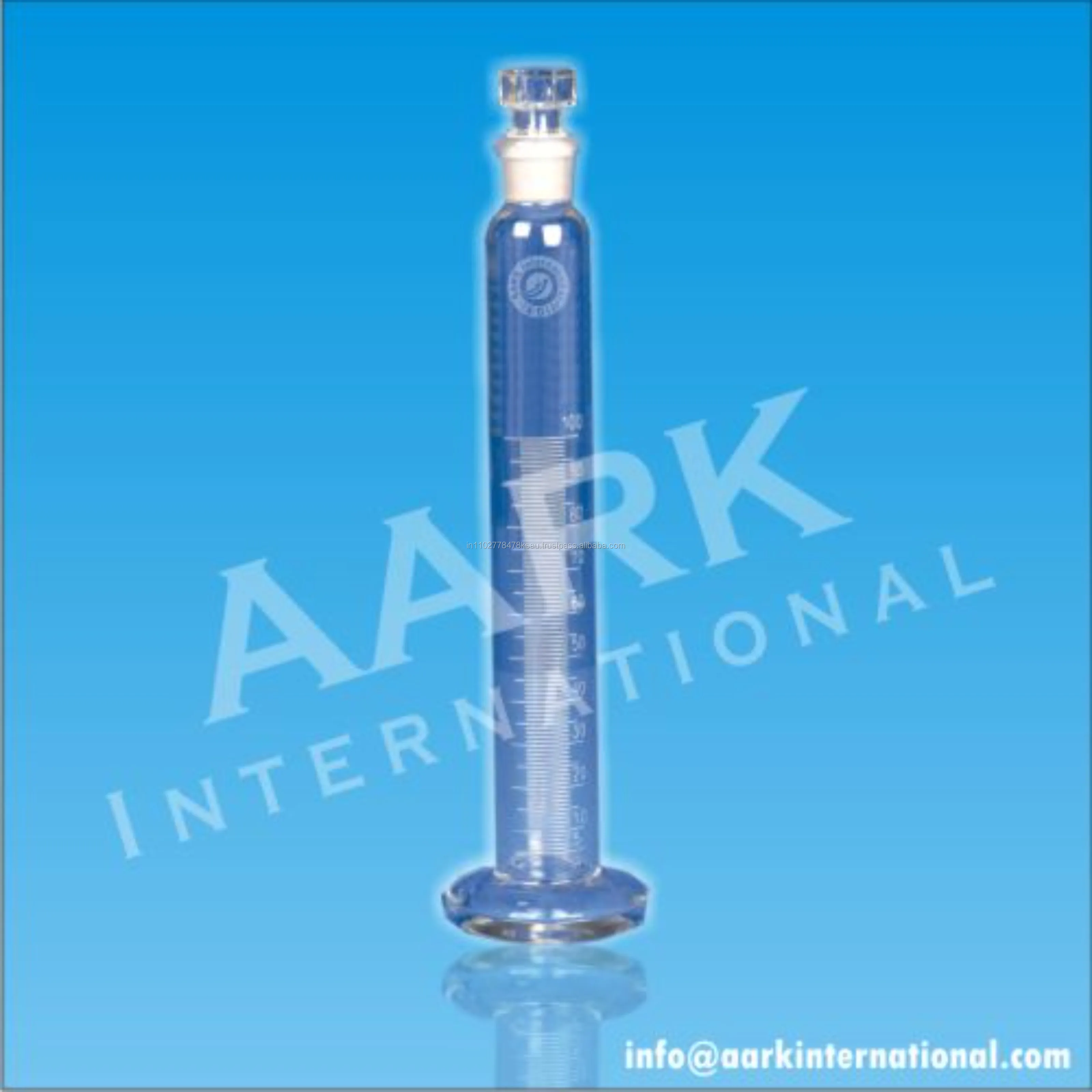 Aark Brand Lab Glass Measuring Cylinder Round Base With Interchangeable