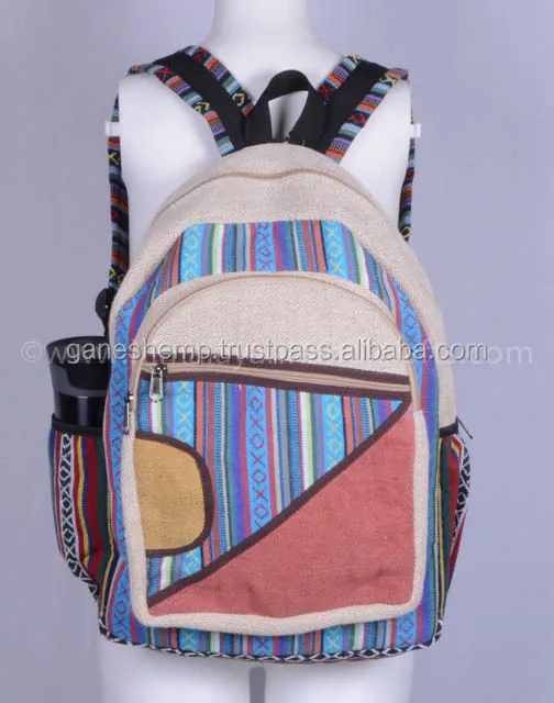 hemp hiking backpack