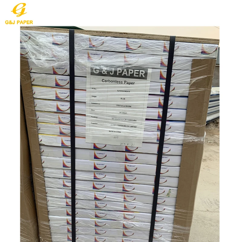 
Ream Package 610X950mm NCR Carbonless Copy Paper 