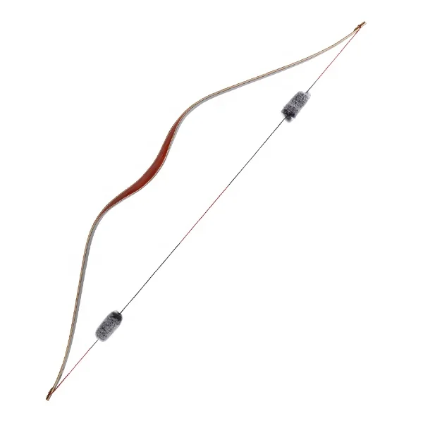 

Hot selling traditional wooden recurve bow 57'' length 35-50lbs hunting archery bow and arrow