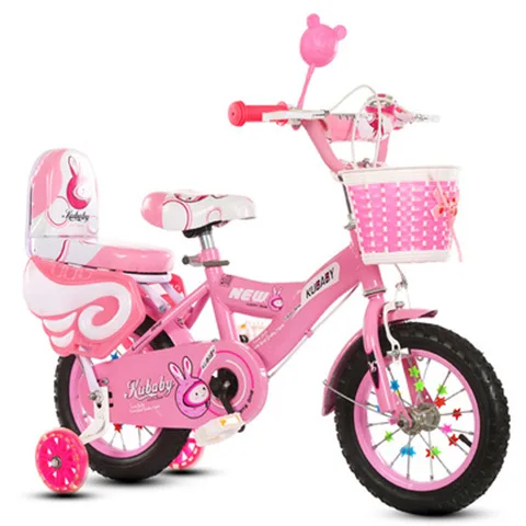 

Cheap Factory Price children's Boys Girls Bike Children Pedal Bicycle Bike with doll seat Training Wheel 18 inch, Customized color