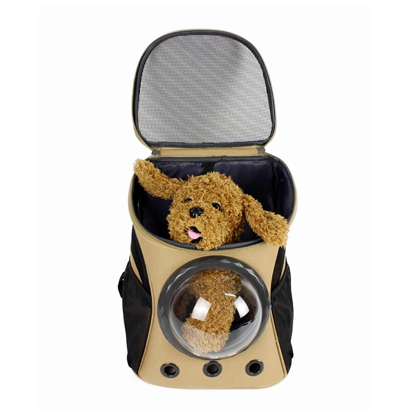 

Classic design  canvas space clear view breathable pet carrier travel