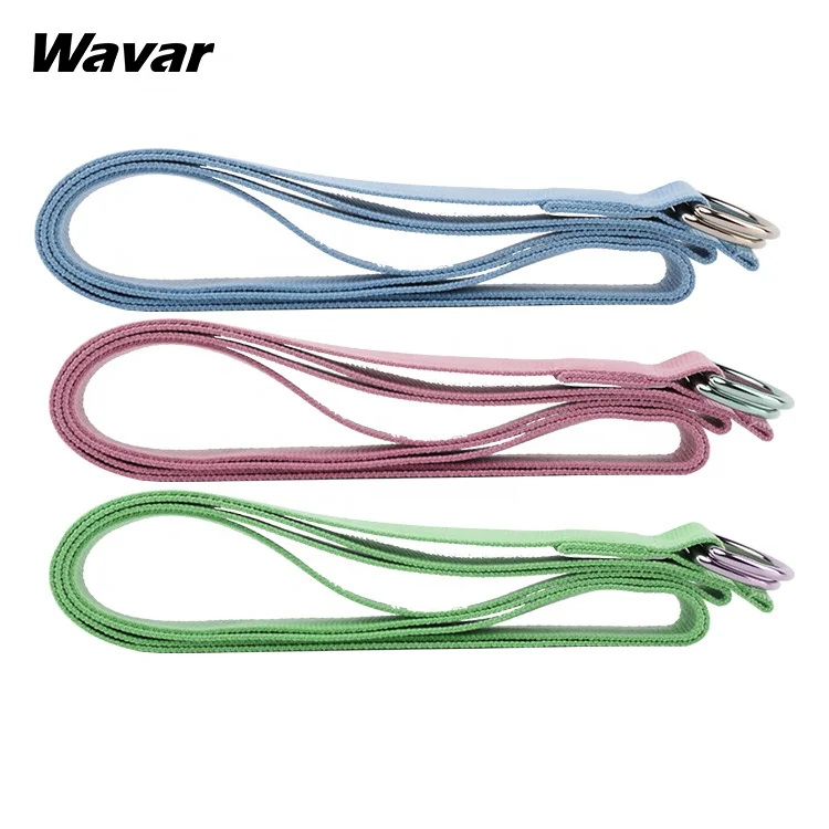 

Wholesale price cotton webbing strap yoga for Yoga Stretching Training