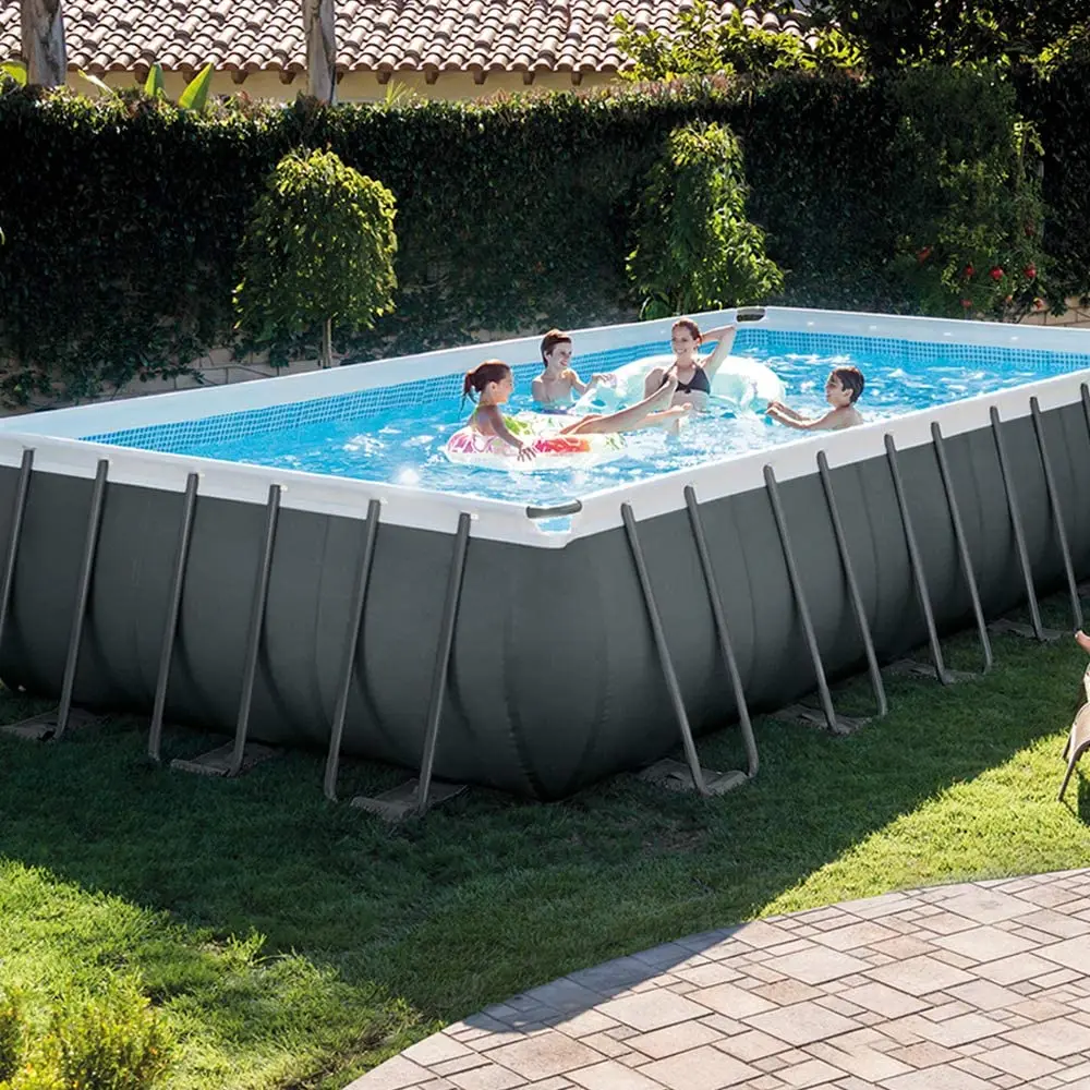 Intex 26378 Above Ground Swimming Pools Ultra Xtr Frame Rectangular 