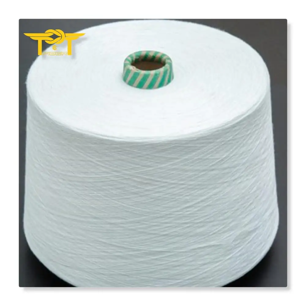 
Recycle Polyester yarn Spun for sewing weaving. tech ring yarn 20.1 competitive price 