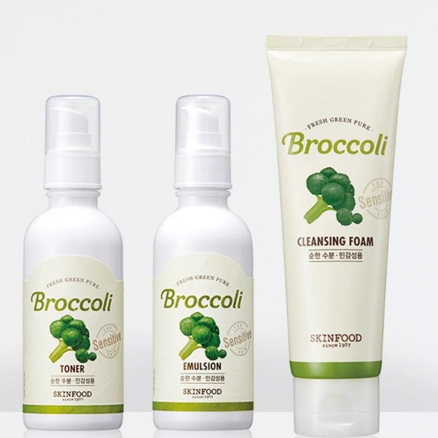 
SKINFOOD Fresh Green Pure Broccoli Cleansing Foam 130ml 