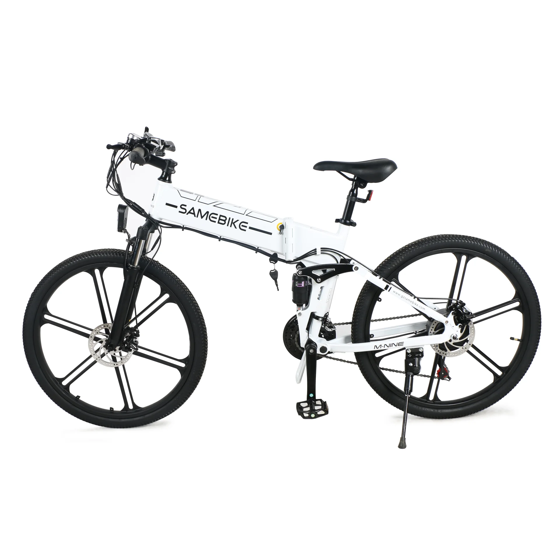 

26 Inch Cheap 48V 10AH 21 Speed Foldable Electric Mountain Bike Foldable Bicycle 500W