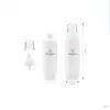 "(P_PBPT-0007:1054) White PET Capsule Shape+Pump Plastic bottle 100 ml for cosmetic&beauty packaging with White plastic bottle"