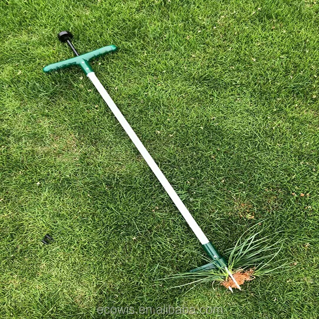 No Bend Weed Grabber Three Prong Weed Removal Tool Garden Lawn Grass ...