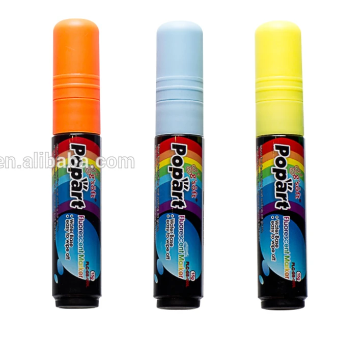 

Erasable LED board 10 MM Flat tip Neon color Chalk marker