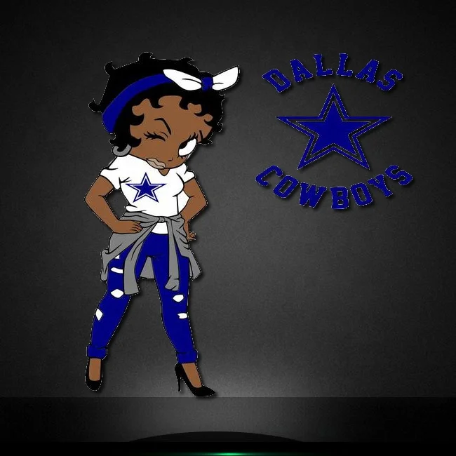 

Wholesale Dallas cowboy girl vinyl transfers, As shown in picture