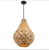 Modern Ceiling decoration shade bambo rattan pendant lampshade