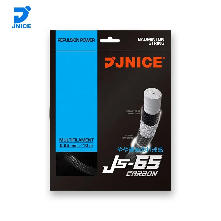 

Jnice black JS-65 Carbon 0.65mm badminton racket string
