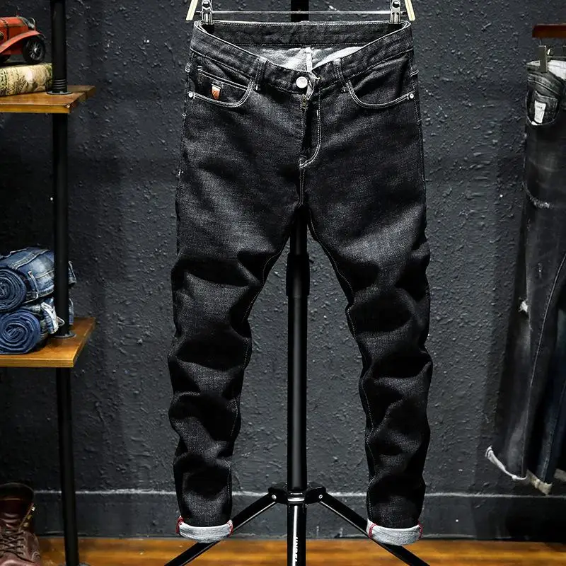 

S180 Best Price Hot Sale Men Black Jean Trousers Factory From China