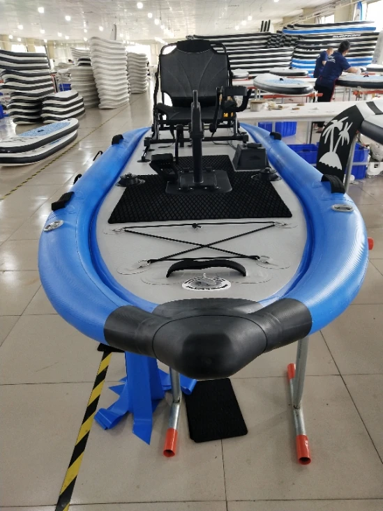 11' Inflatable Pedal Fishing Sup,Kayaks With Pedals,Foot Pedal Driven