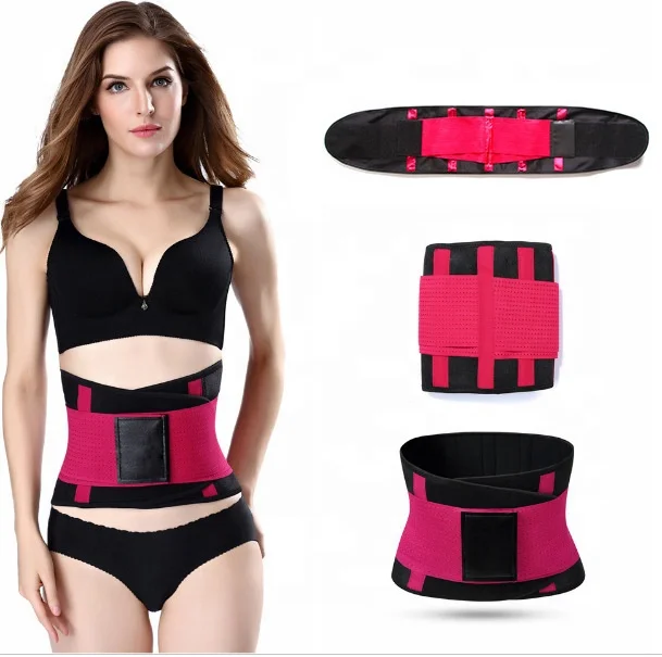 

Ladies Neoprene Body Waist Trimmer Slim Sweat Yoga Belt GYM Trainer Belt, Red, pink, rose red, green, blue, black, orange, yellow etc