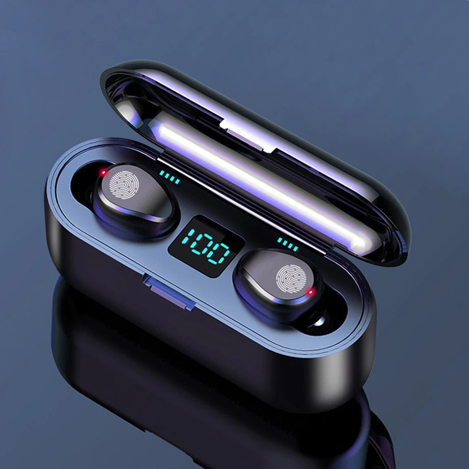 

TWS Wireless Bluetooth Earphone Waterproof IP67 Wireless Earbuds With LED Display for IPhone&Samsung&Huawei Phones