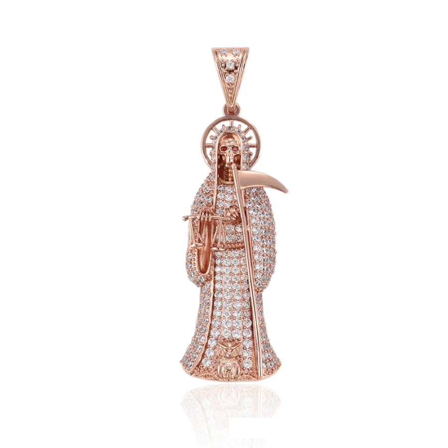 

36195 xuping jewelry rose color gold plated cool boy pendant