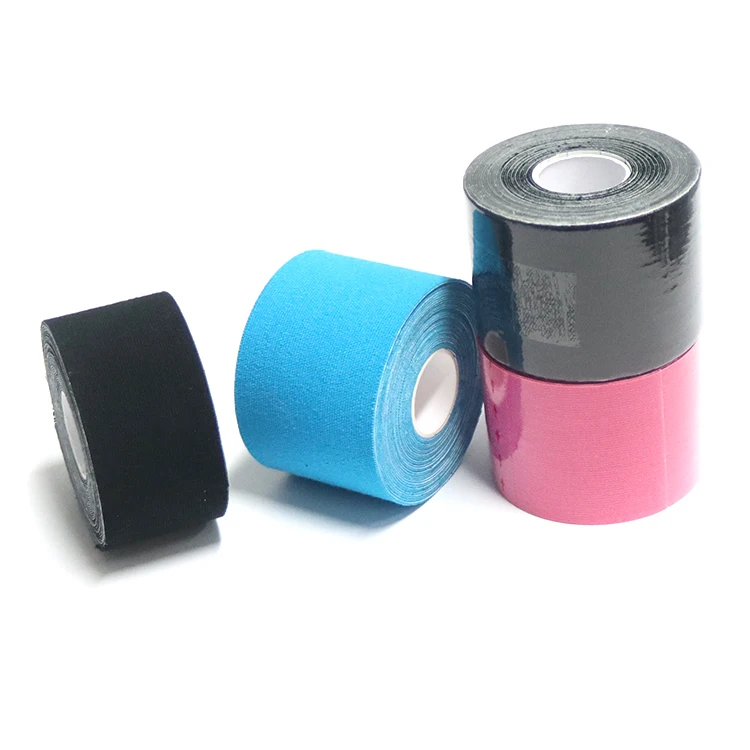 

BLUENJOY Quick Delivery Cotton Medical Waterproof Kinesiology Tape Wholesale, Colorful eelastic waterproof kineisology tape