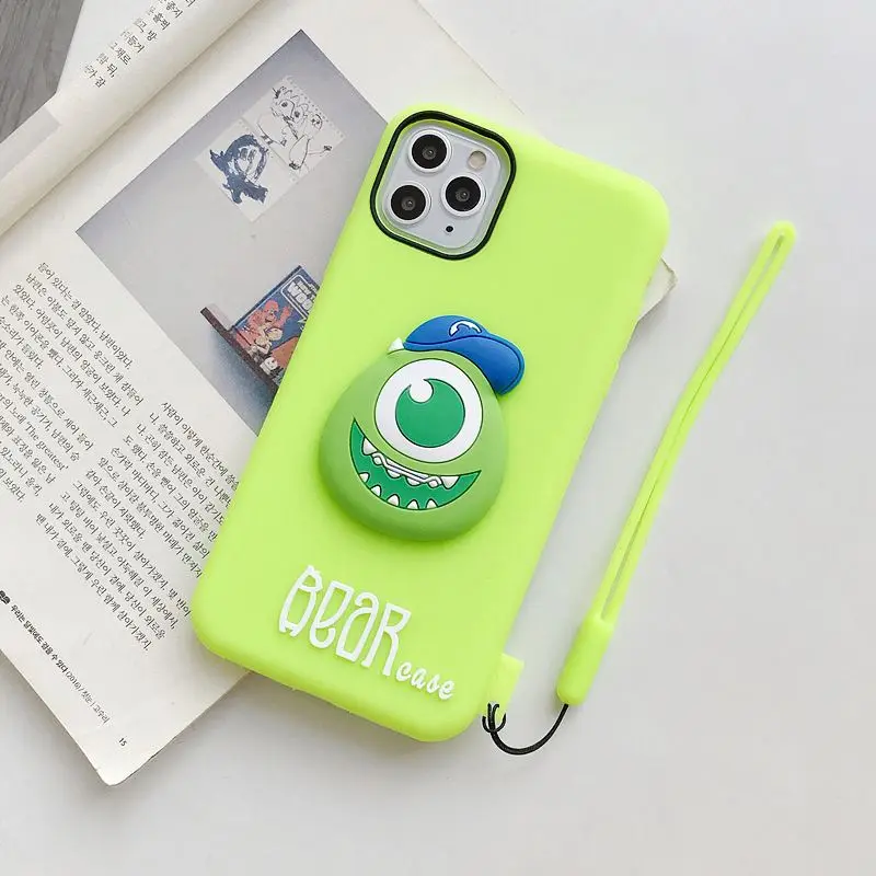 

Cute Rubber 3D Cartoon Soft Silicone Phone Case Cover For Huawei Mate 20 Pro Cell Phone Case For Iphone 7 For Samsung Galaxy S10