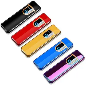 Image of Charging Lighter Touch Induction Windproof Electronic USB Cigarette Lighter