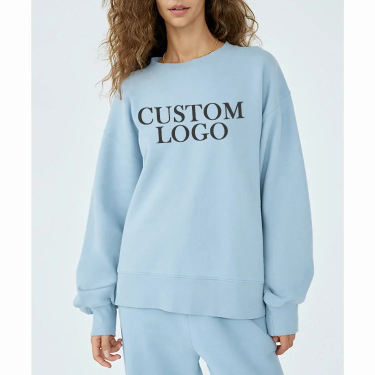 

women oversized hoodie 2 piece hoodie set women sweatshirt suit, Customized color