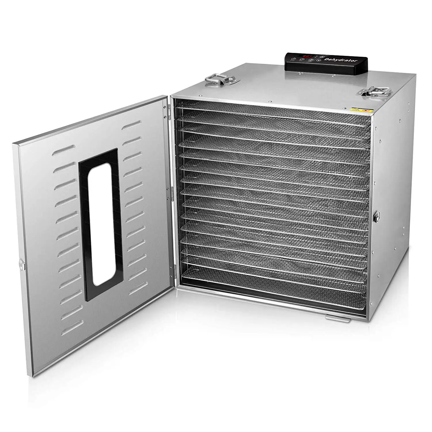 New Stainless Steel Industrial Food Dehydrator Machine With 10 Trays