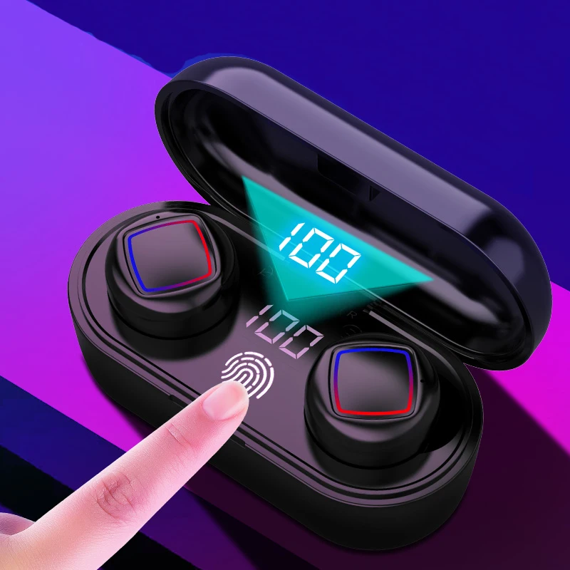 New Water Proof IPX6 Wireless Tws Earphones For Mobile Phones