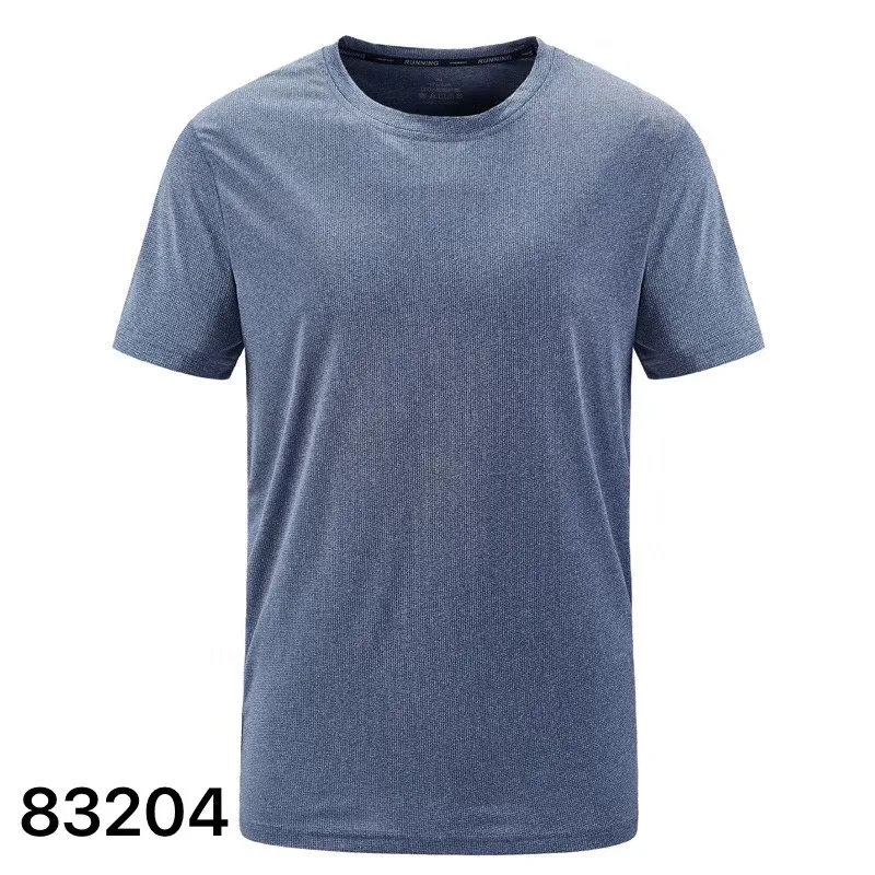

hot Wholesale Customize logo New summer men's short-sleeved T-shirt thin and light breathable quick-drying Fitness sportswear, Customed