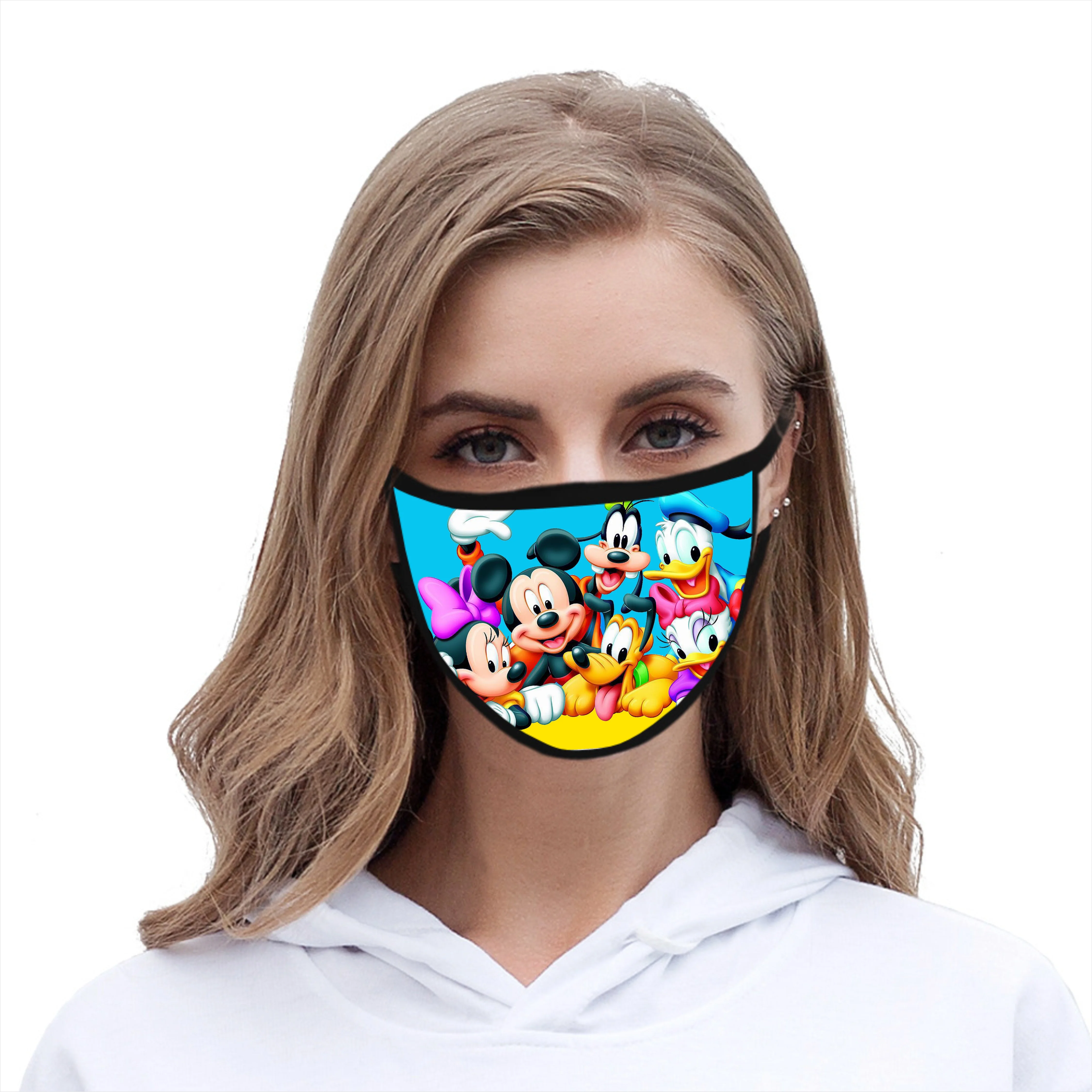 
Mickey Mouse Print Face Msk / Face Cover Mickie Mouse Print / Washable Facemask 