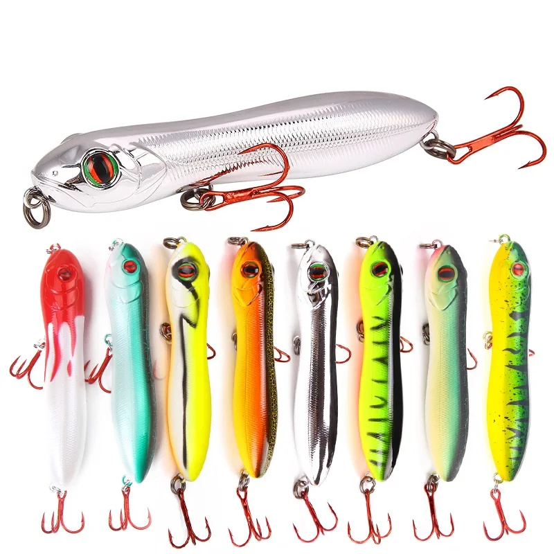 

Handmade Pencil fishing lure stick bait lure, 8 color