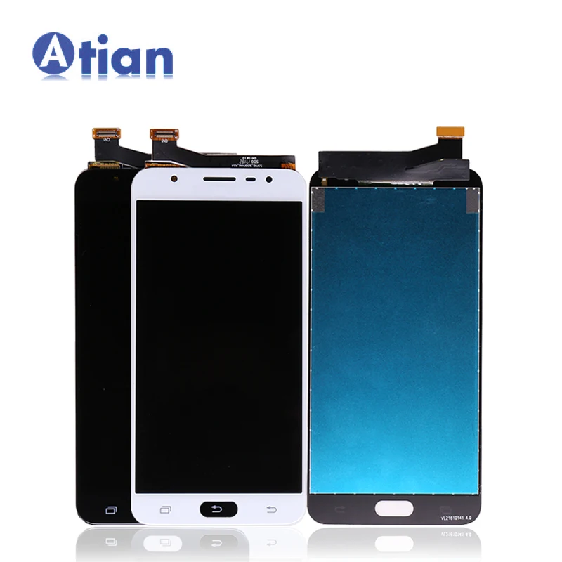 

Display Lcd For Samsung For Galaxy J7 Prime G610 J727 J700 J710 J730 J701 J7 2015 2016 2017 Lcd Screen Touch Digitizer Assembly, Black, white, gold