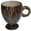 Natural Coconut Shell Cup Without Handle VIETNAM 2019