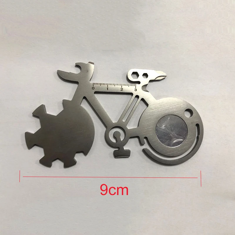 

Bicycle Shape All-in-one Mini Portable Bicycle Repair Tools Kit Steel Maintenance Bike Pocket Tool
