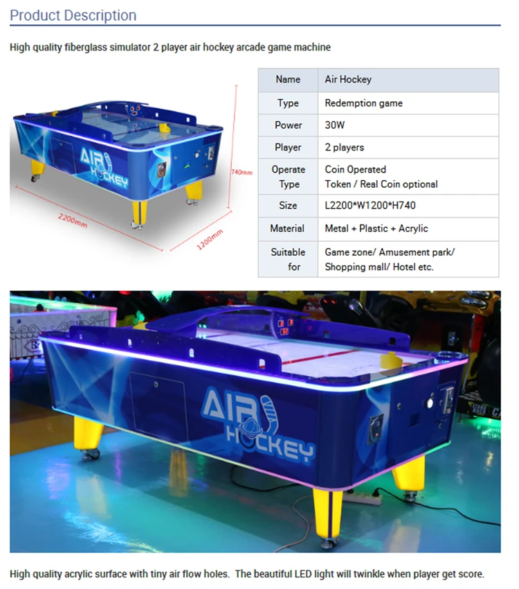 blue air hockey 1