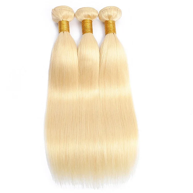 

wholesale virgin hair vendors brazilian raw cuticle aligned russian honey blonde 613 human weave bundles with closure frontal, 613 blonde color