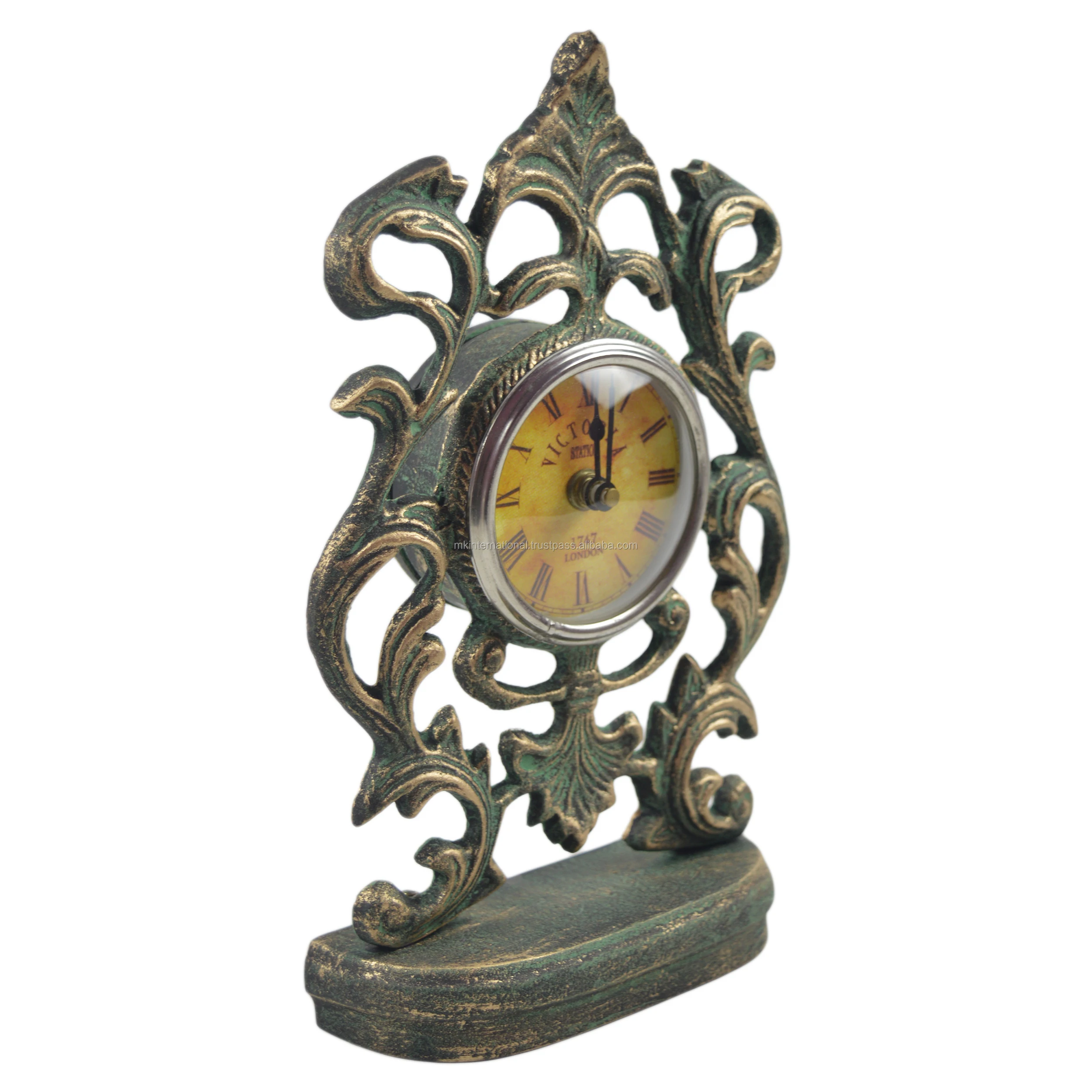 Aluminium Metal Design Table Clock Best For Indoor And Office Desk With