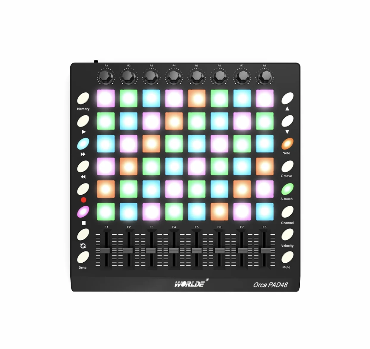 

Worlde Orca Pad48 Midi electronic Drums Pads USB DJ digital midi keyboard controllers Music Studio Audio for musical instruments