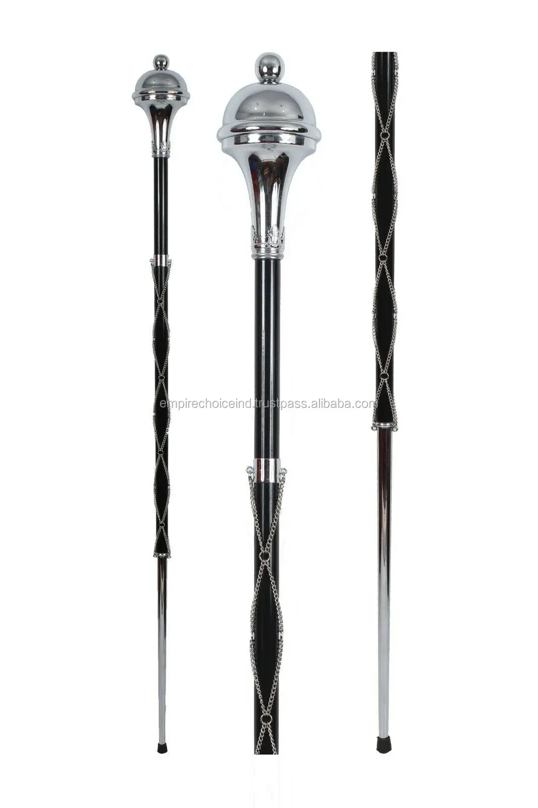 Drum Major Band Mace Stick With Staff,Stave,Lion Head / Customize Size