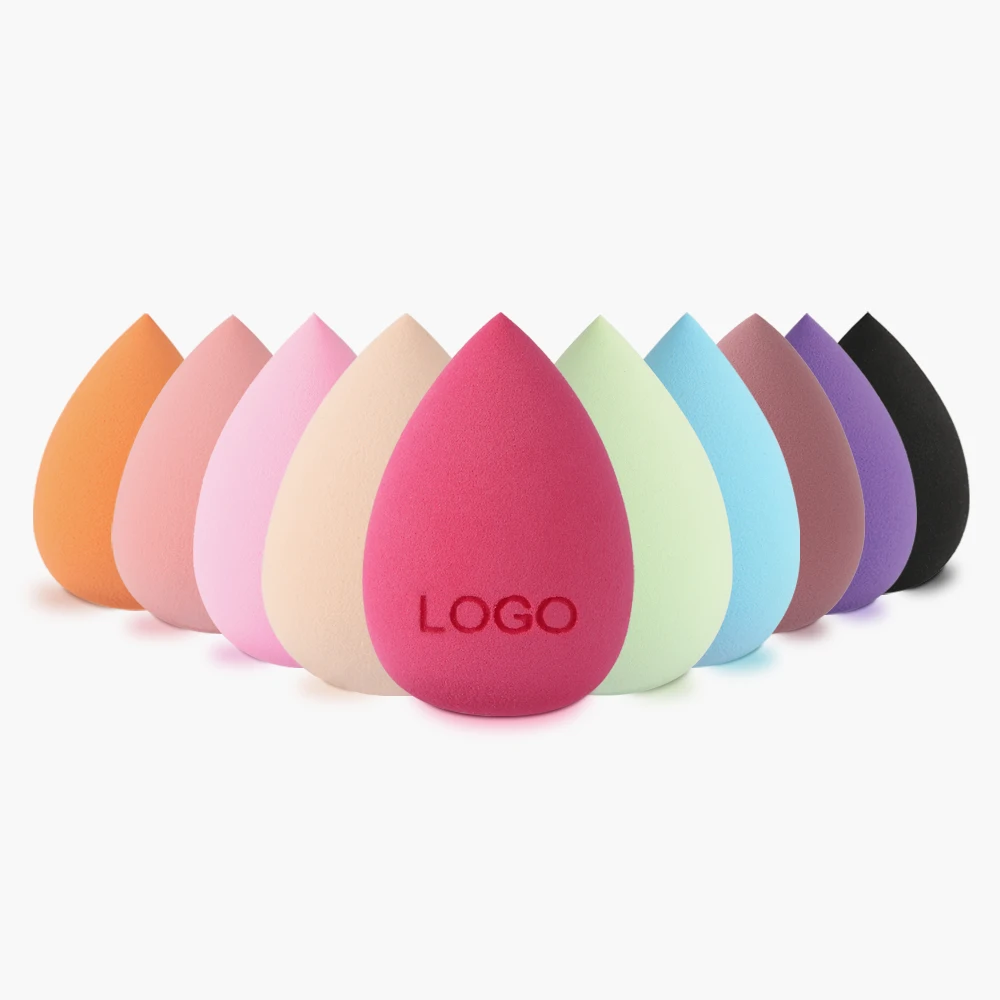 

Non Latex Soft Waterdrop Beauty Egg Latex Free Waterdrop Sponge Cosmetics Makeup Puff for Make up, Multiple colors