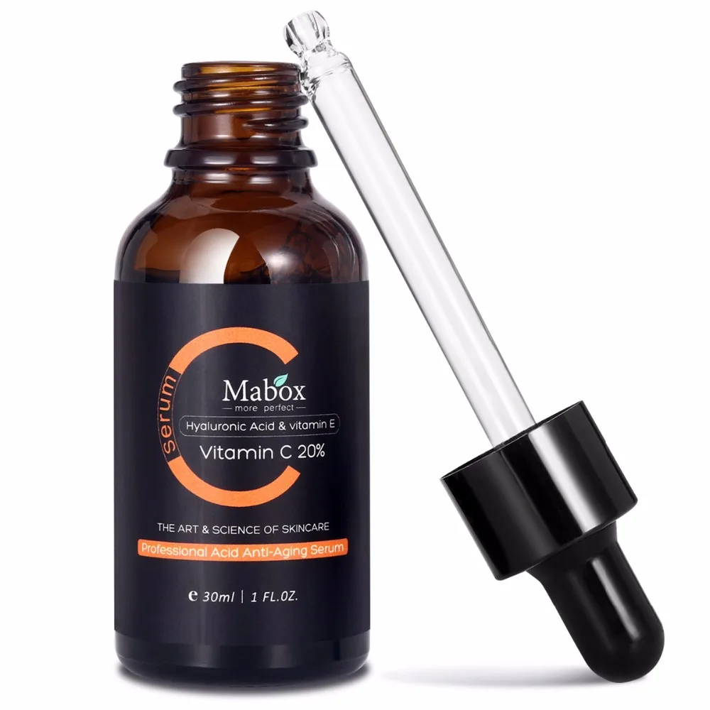 

Wholesale 30ml Organic Hyaluronic Acid Vitamin C Serum for Anti Aging Whitening Skin