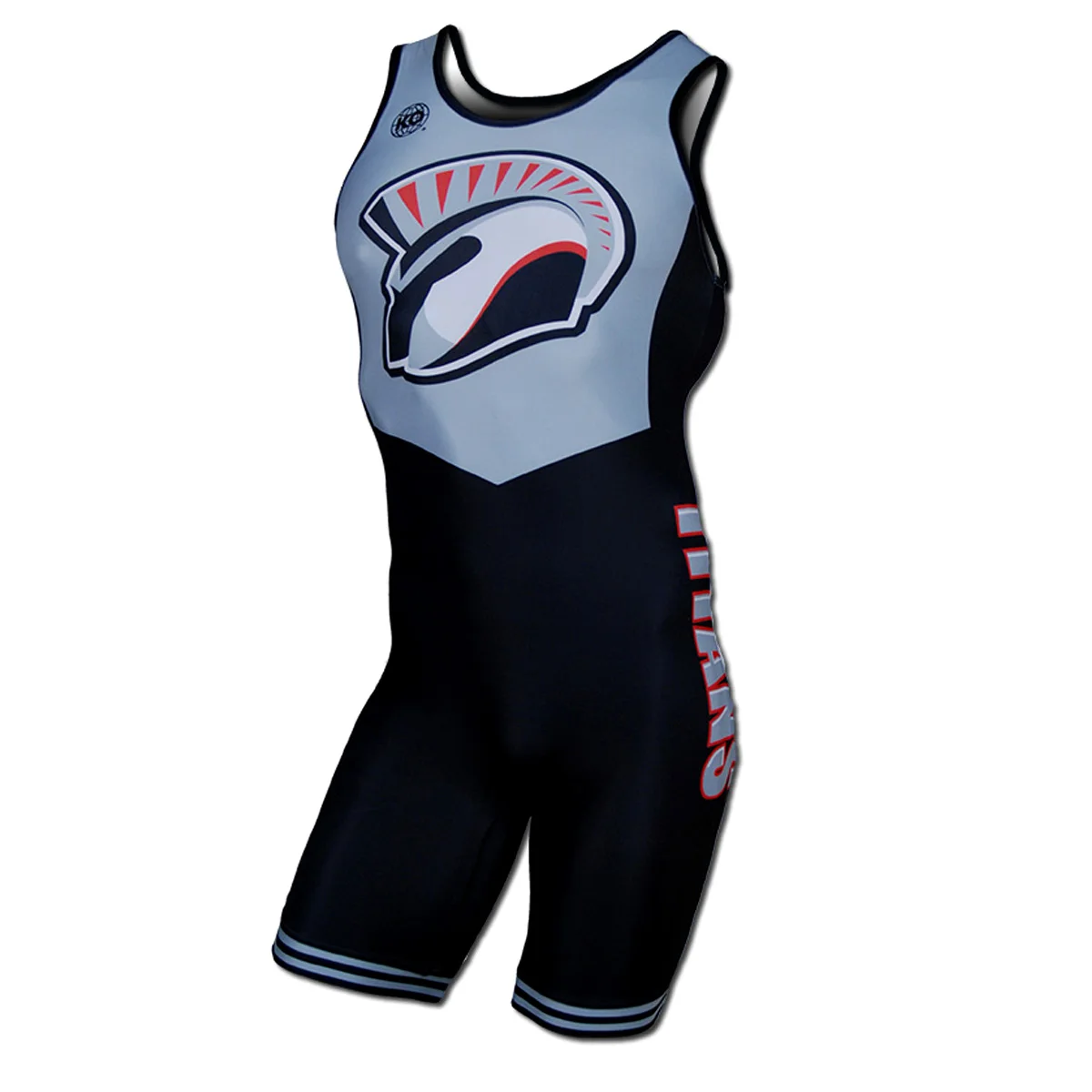 Wholesale Custom Wrestling Suit College Singlets Sublimated Retro White Professional Wrestling