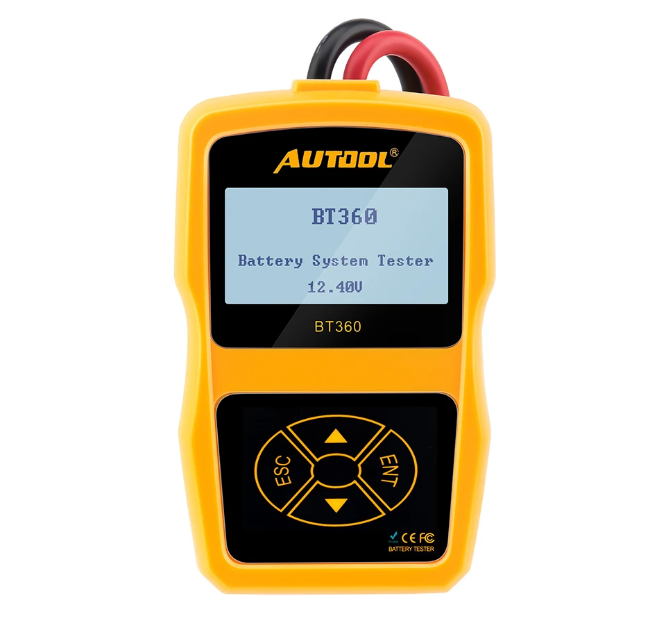 

Autool BT360 12V Car Battery Tester Digital Analyzer CCA Voltmeter Auto Generator Voltage Charging BAD Cell Test Vehicle